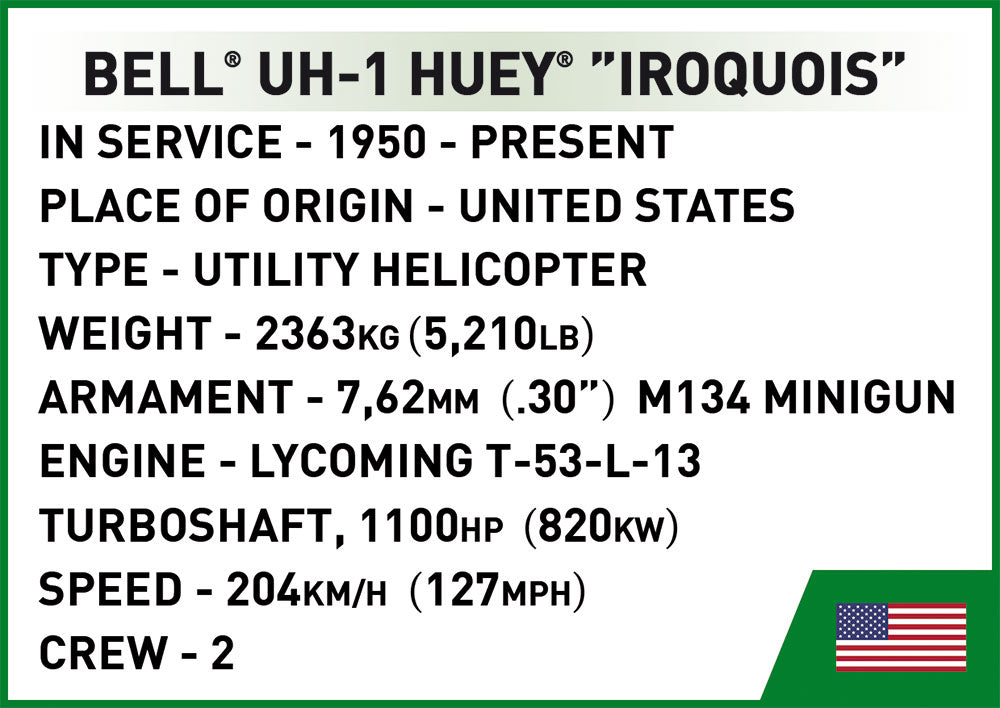 COBI Bell UH-1 Huey "Iroquois" #2423