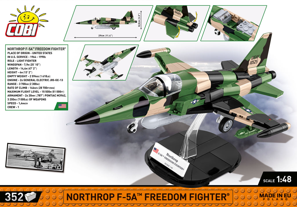 Northrop F-5A Freedom Fighter Jet: Set #2425