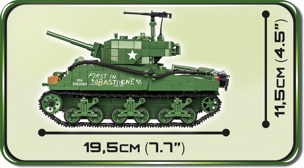COBI Sherman M4A3E2 "Jumbo" Tank: Set #2550