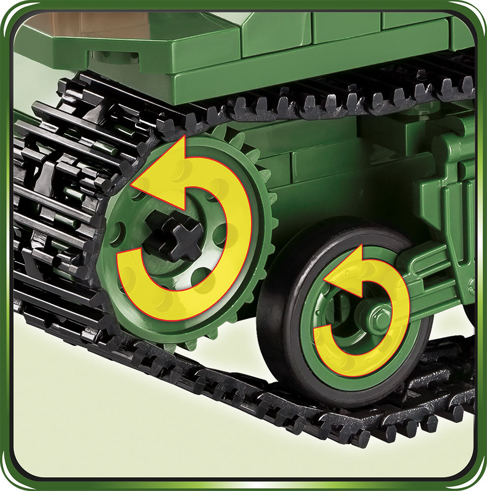 COBI Sherman M4A3E2 "Jumbo" Tank: Set #2550