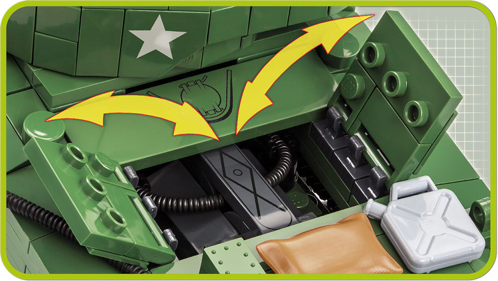 COBI Sherman M4A3E2 "Jumbo" Tank: Set #2550