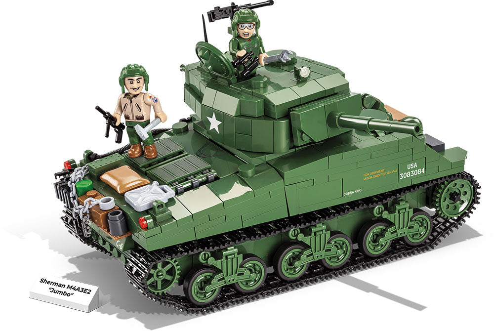 COBI Sherman M4A3E2 "Jumbo" Tank: Set #2550