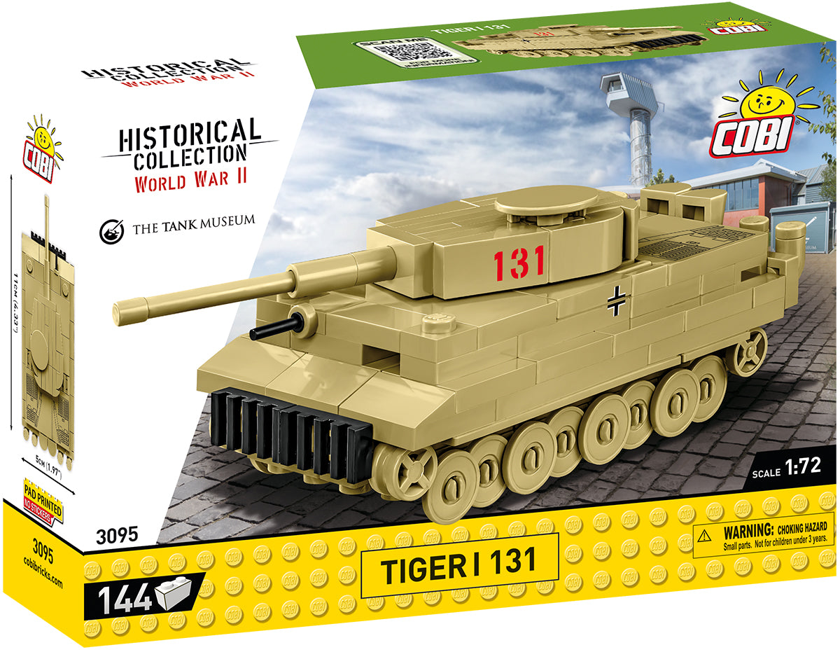 COBI Tiger I 131 Tank 1:72 Scale: Set #3095
