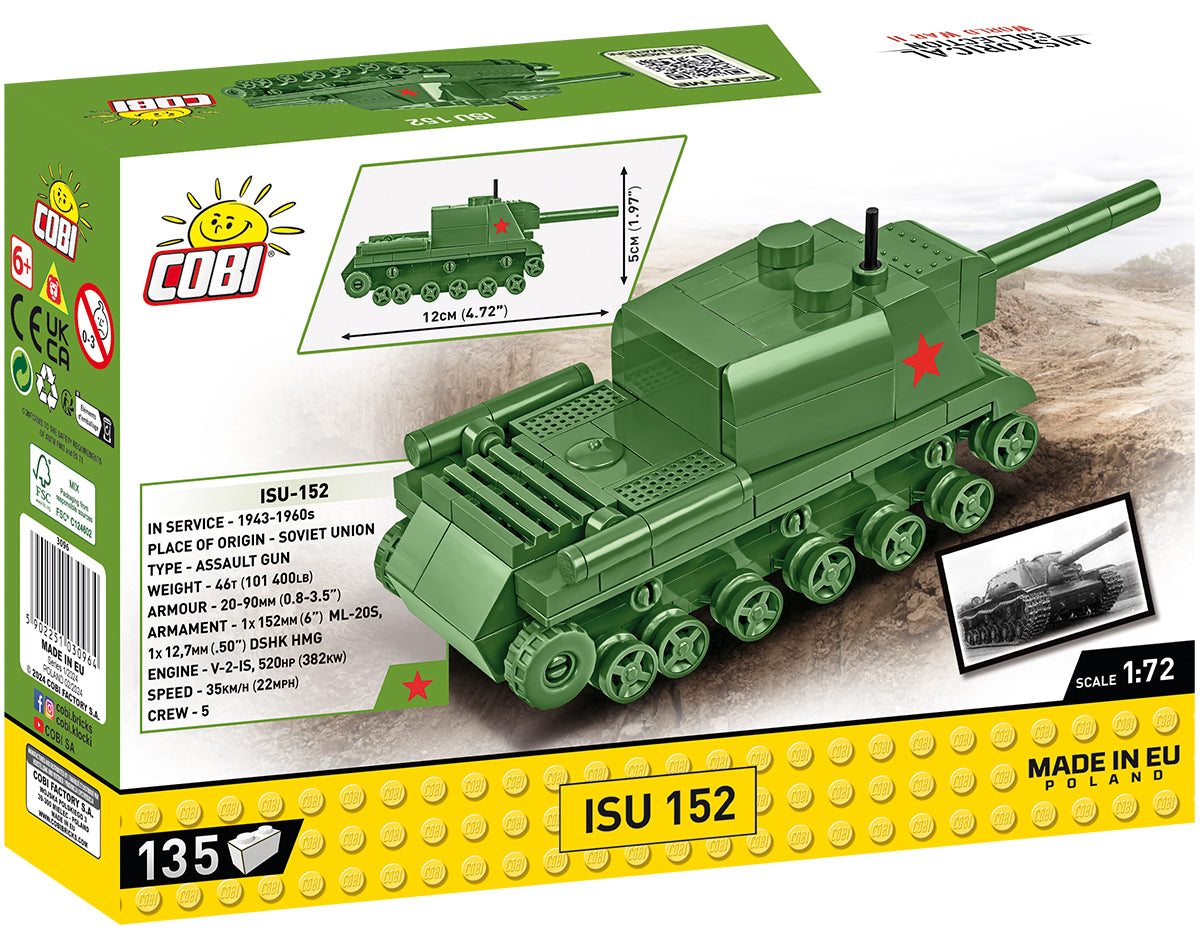 COBI ISU 152 Tank 1:72 Scale: Set #3096