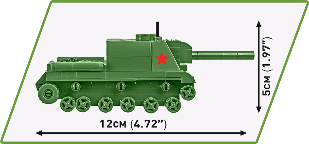 COBI ISU 152 Tank 1:72 Scale: Set #3096
