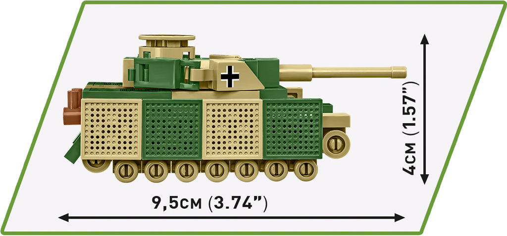 COBI Panzer IV Ausf. J Tank 1:72 Scale: Set #3097