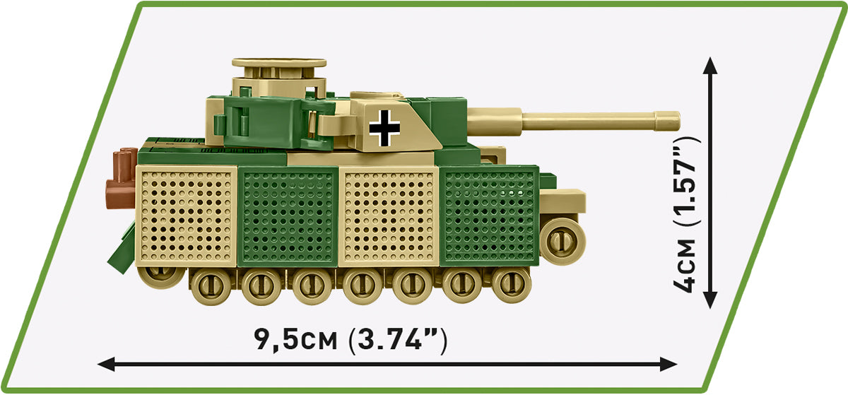 COBI Panzer IV Ausf. J Tank 1:72 Scale: Set #3097