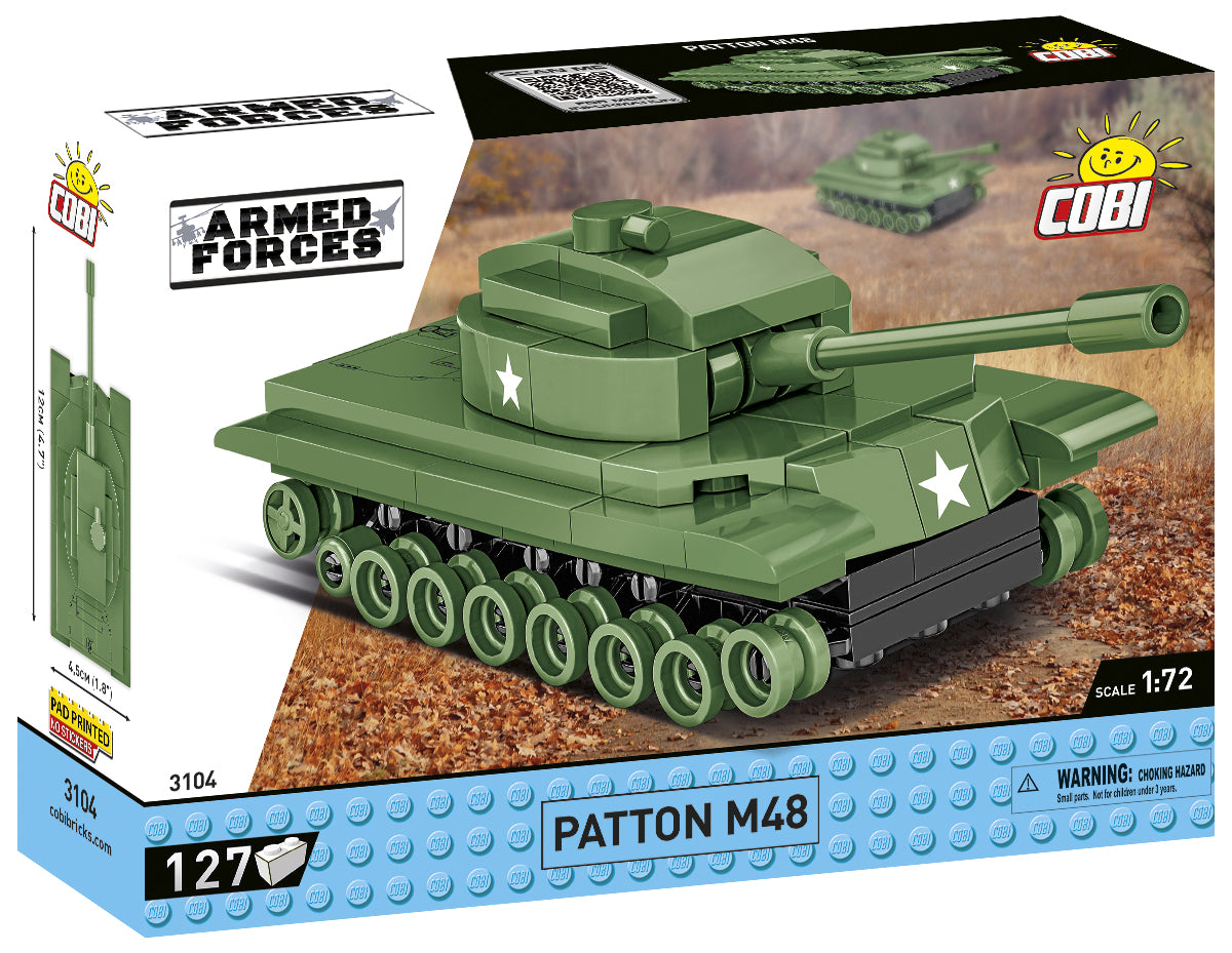 COBI Patton M48 Tank 1:72 Scale: Set #3104