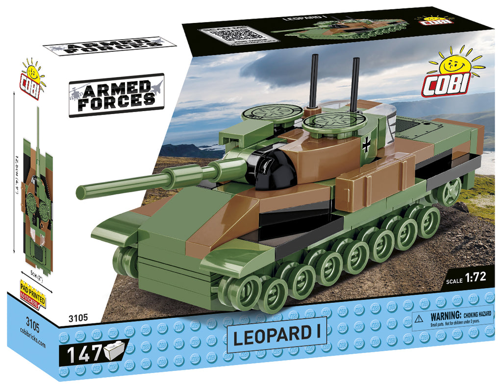 COBI Leopard I Tank 1:72 Scale: Set #3105