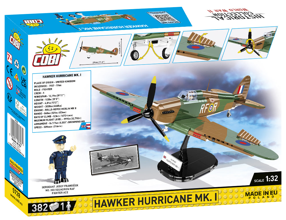 COBI Hawker Hurricane MK. 1 Fighter: Set #5728