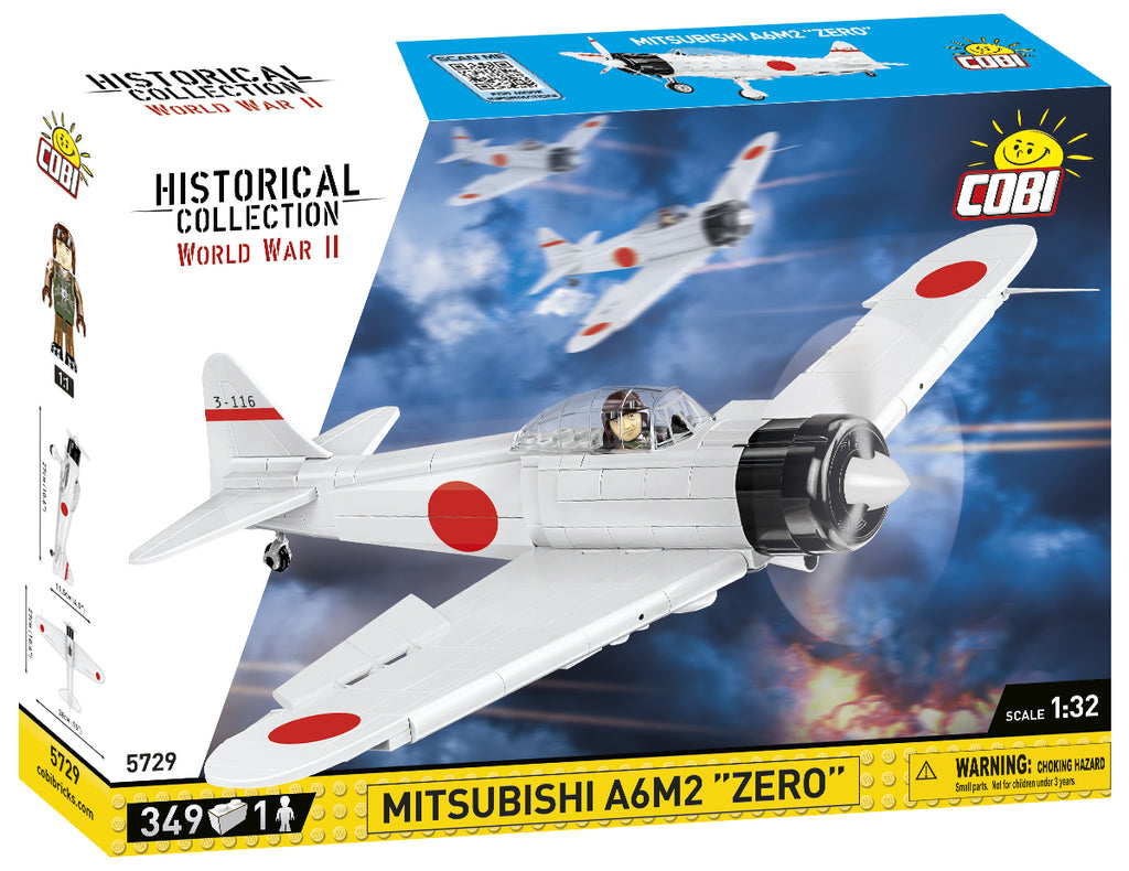 COBI Mitsubishi A6M2 "Zero-Sen" Fighter: Set #5729
