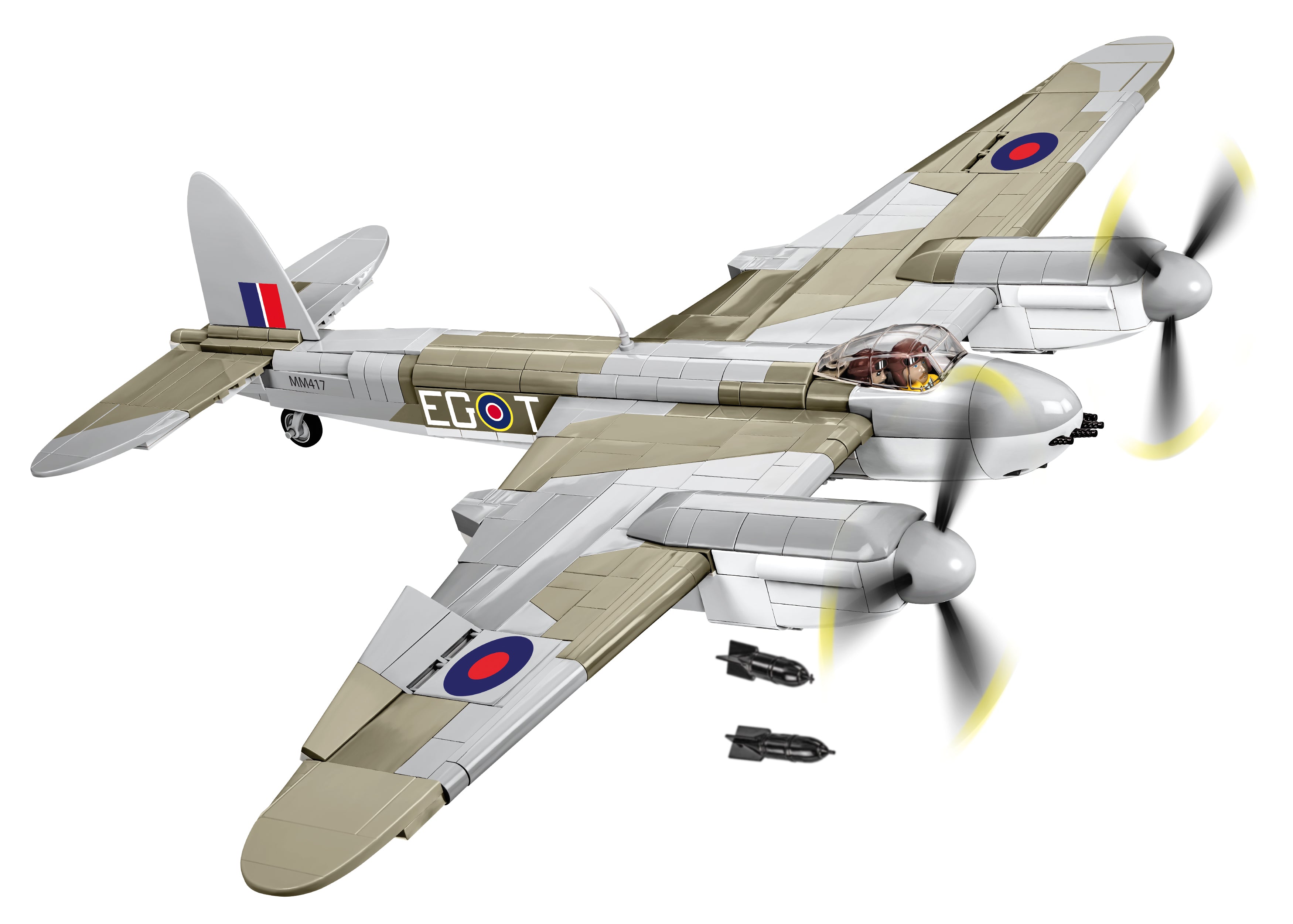 COBI Mosquito 5735 dropping bomb