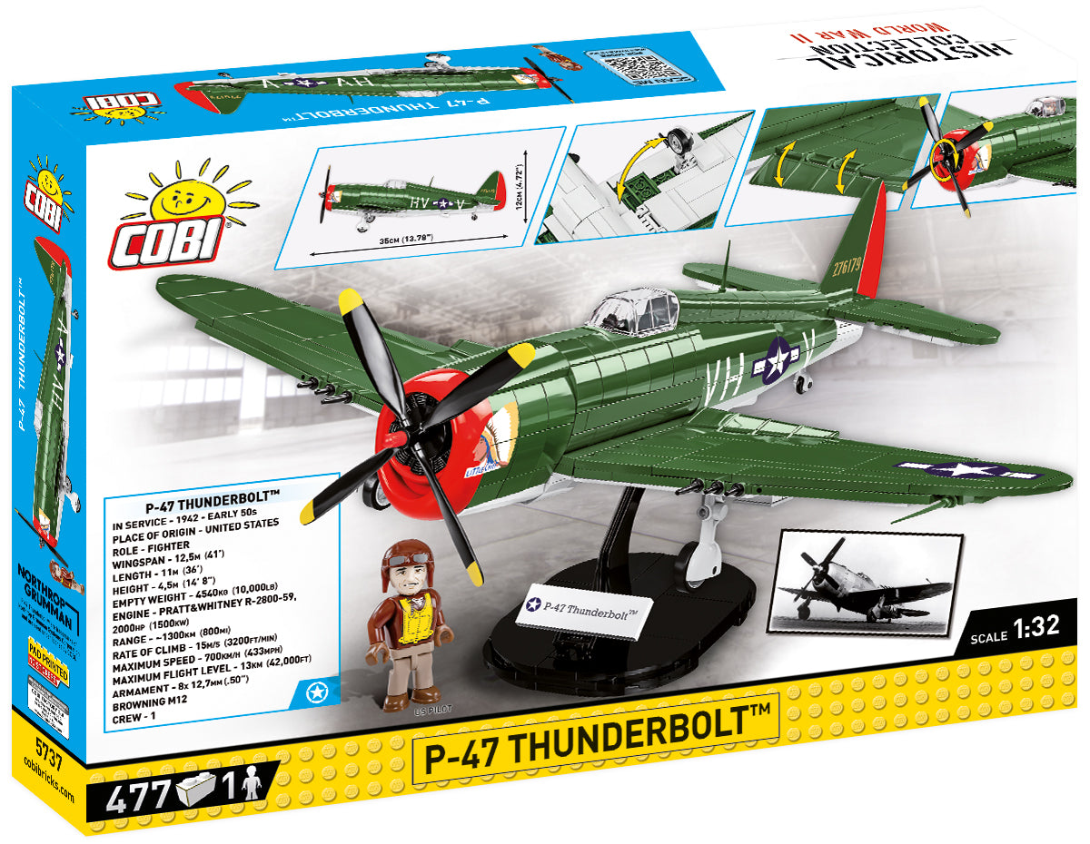 COBI P-47 Thunderbolt Plane: Set #5737