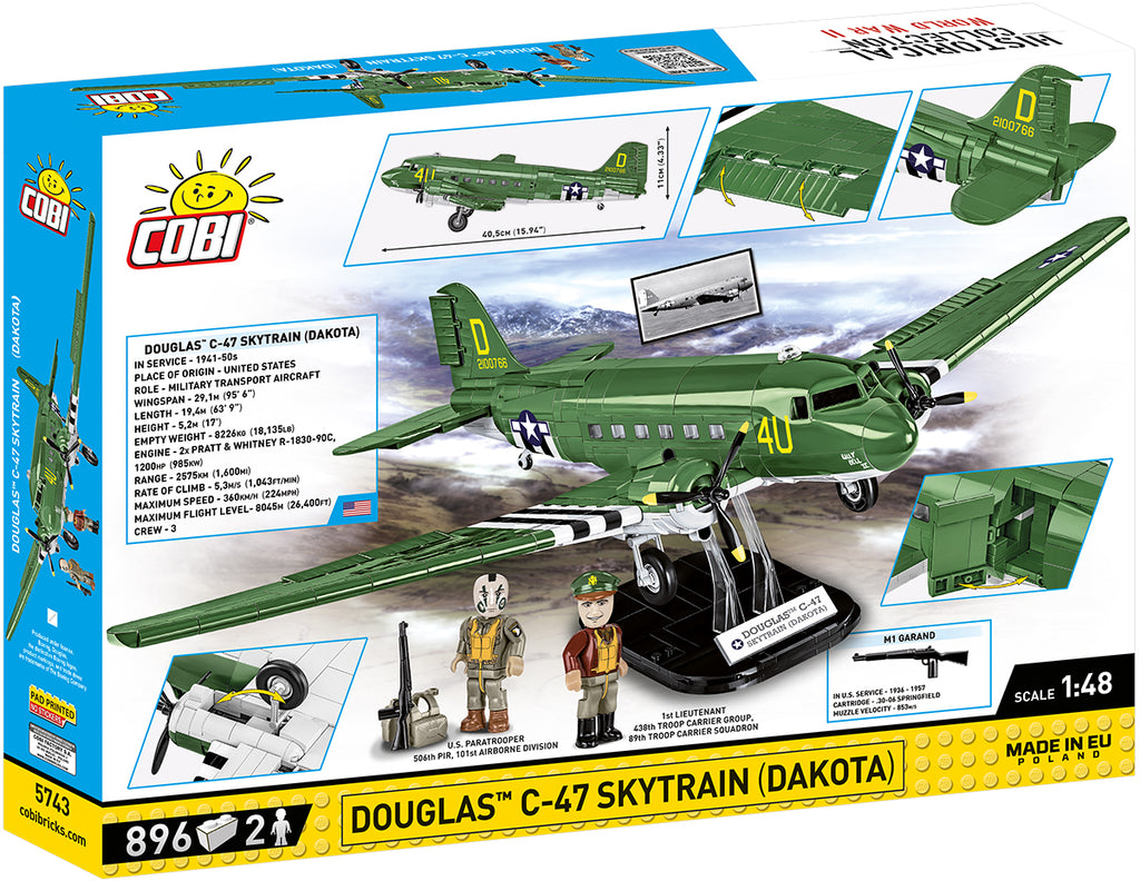 COBI Douglas C-47 Skytrain (Dakota) Transport Plane : Set #5743