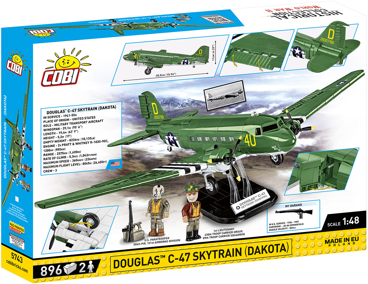 COBI Douglas C-47 Skytrain (Dakota) Transport Plane : Set #5743