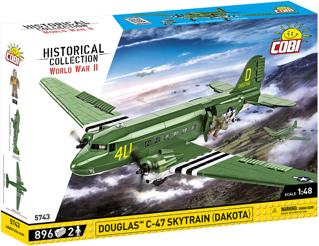 COBI Douglas C-47 Skytrain (Dakota) Transport Plane : Set #5743