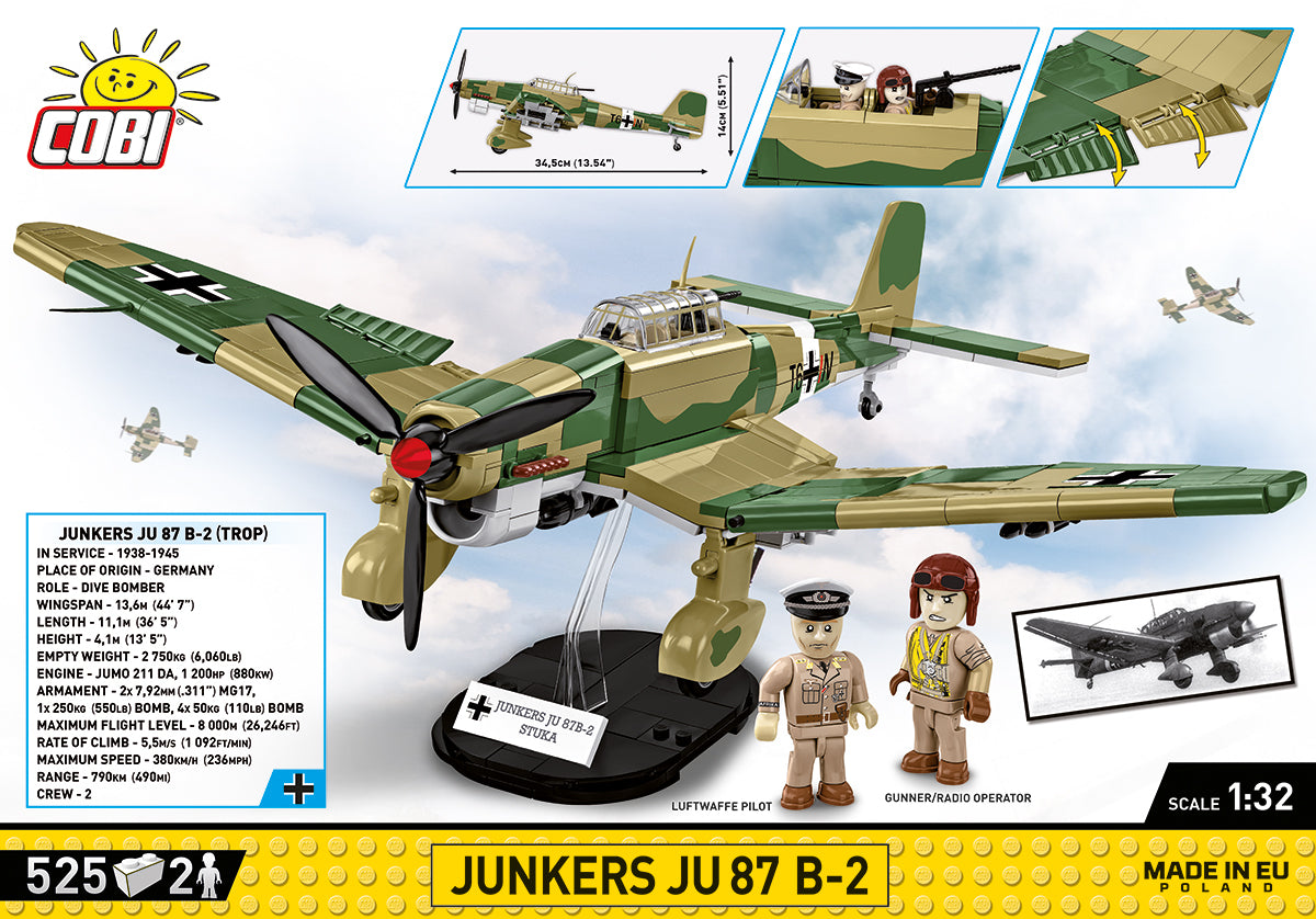 COBI Junkers JU 87 B-2 Dive Bomber : Set #5748