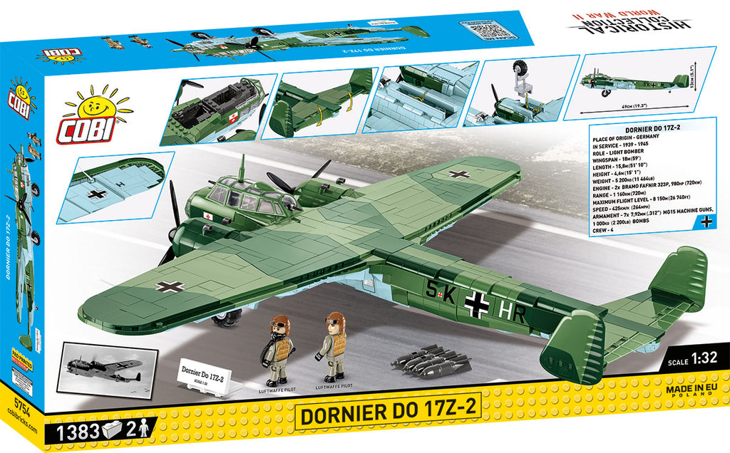 Dornier DO 17Z-2 Light Bomber 5754 COBI Set