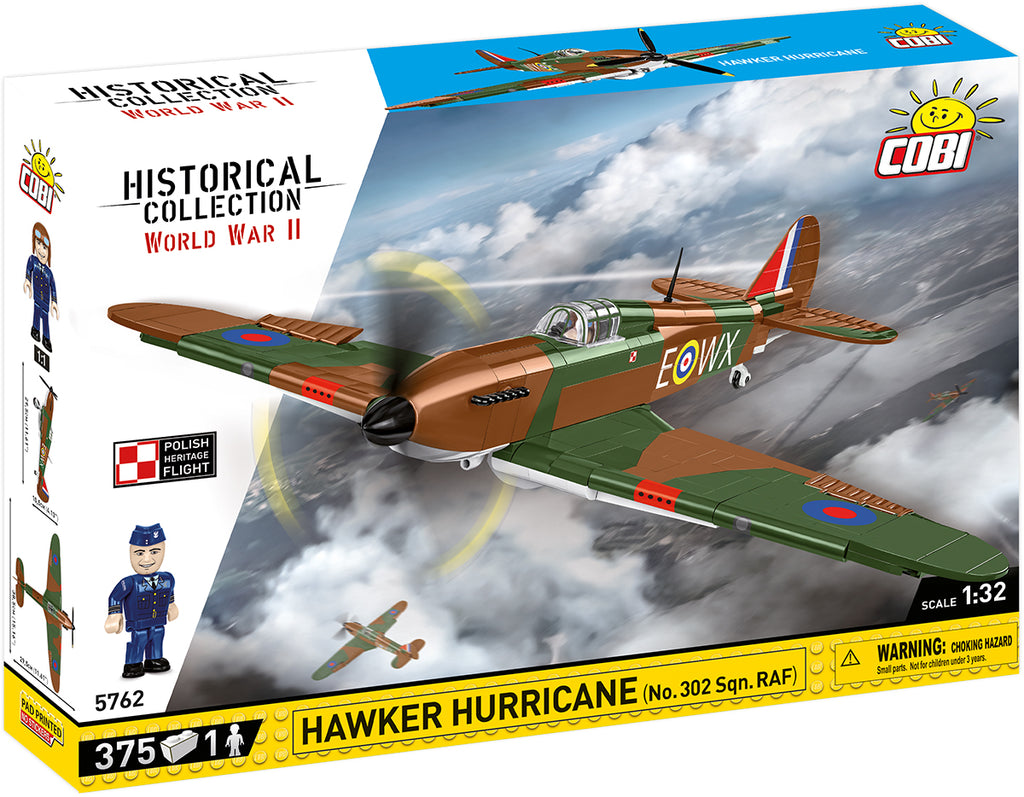 COBI Hawker Hurricane (No. 302 Sqn. RAF) Fighter : Set #5762