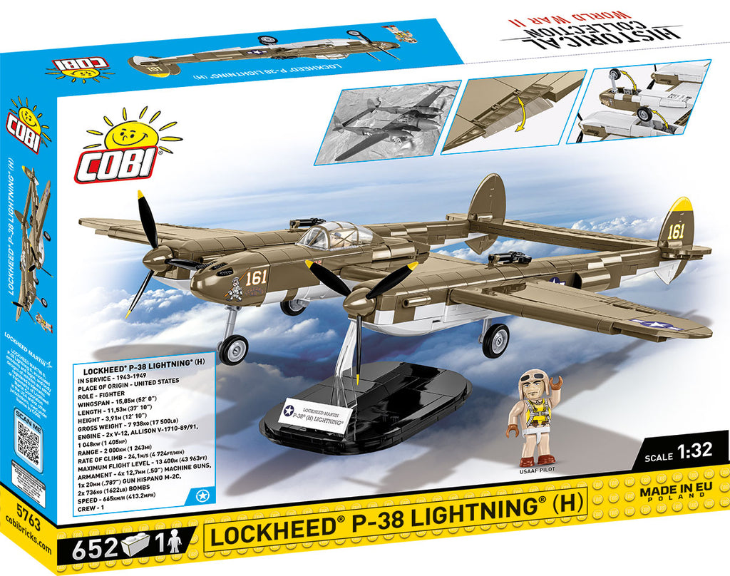 COBI Lockheed P-38 Lightning (H) Fighter : Set #5763