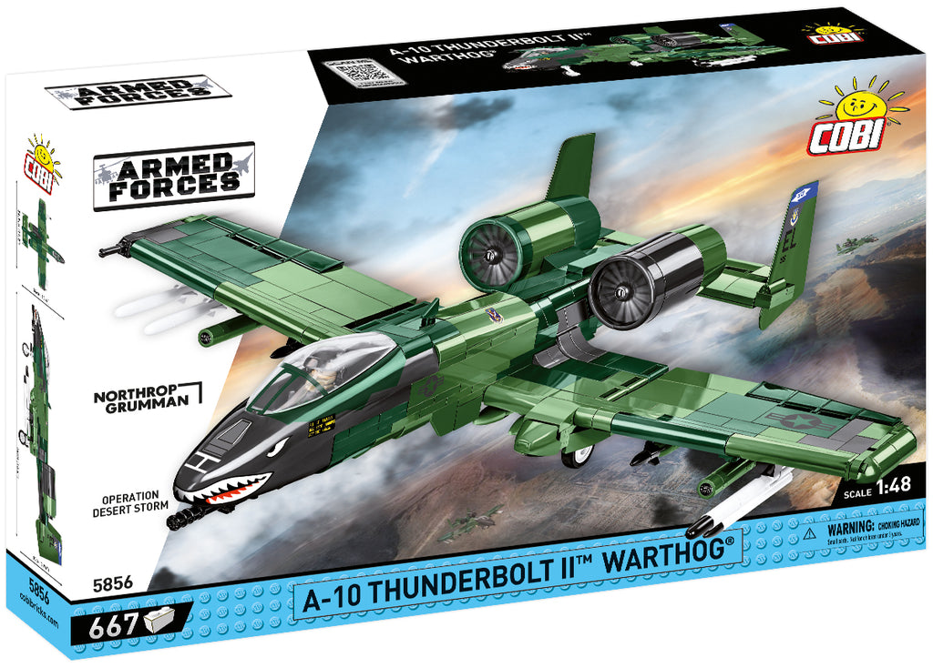 A-10 Thunderbolt II Warthog Attack Aircraft COBI Set #5856