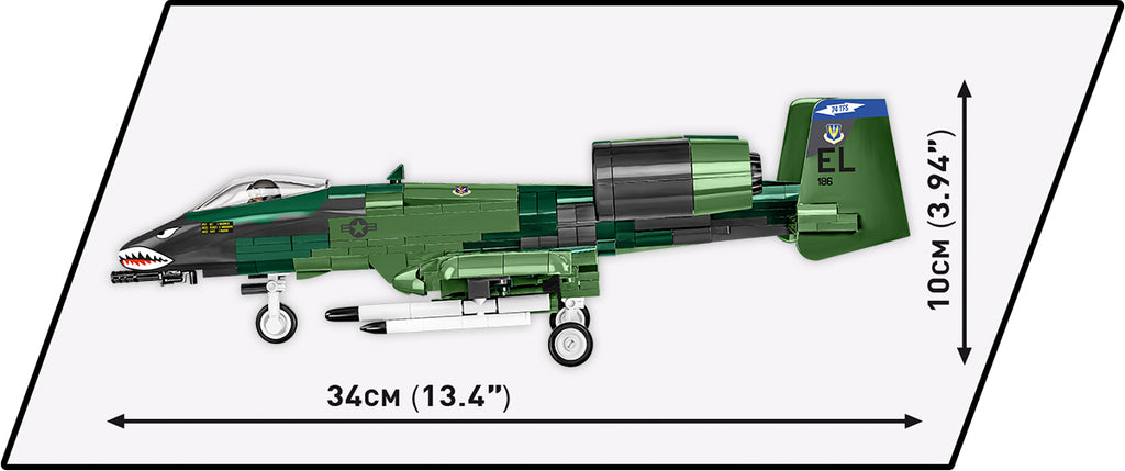 A-10 Thunderbolt II Warthog Attack Aircraft COBI Set #5856