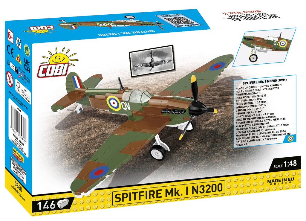 Spitfire Mk. I N3200 Fighter: Set #5868 COBI