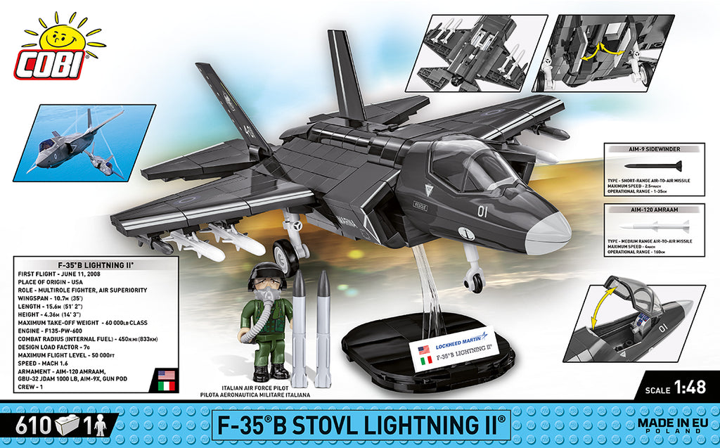 COBI F-35B STOVL Lightning II Fighter Jet: Set #5895