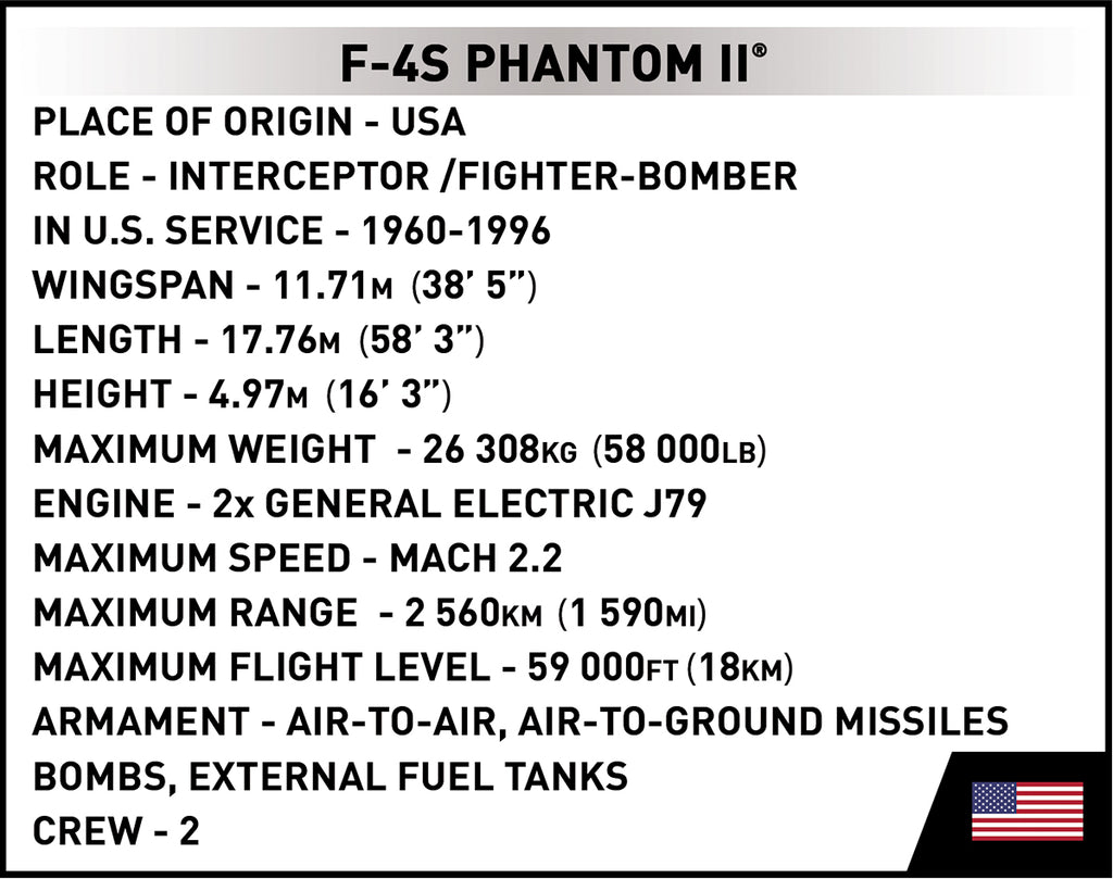 F-4S Phantom II Jet Fighter: COBI #5899