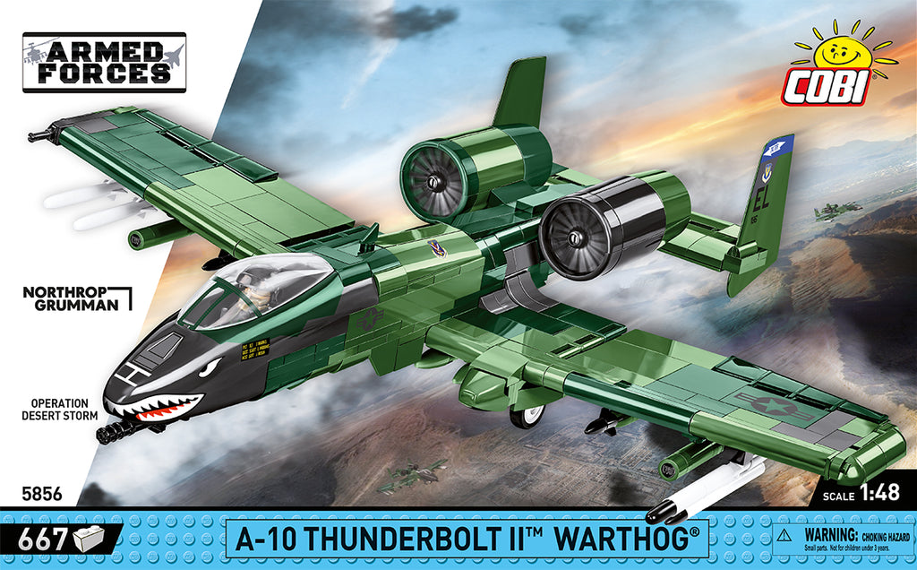 A-10 Thunderbolt II Warthog Attack Aircraft COBI Set #5856