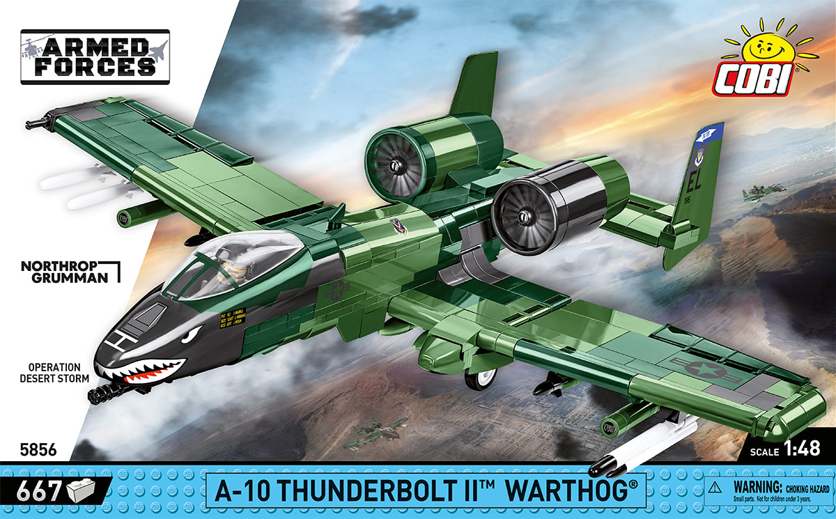 A-10 Thunderbolt II Warthog Attack Aircraft COBI Set #5856