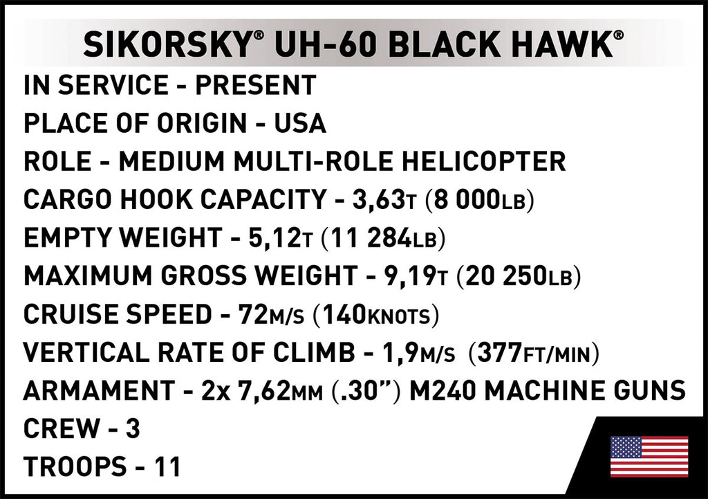 Sikorsky UH-60 Black Hawk Helicopter: Cobi 5906