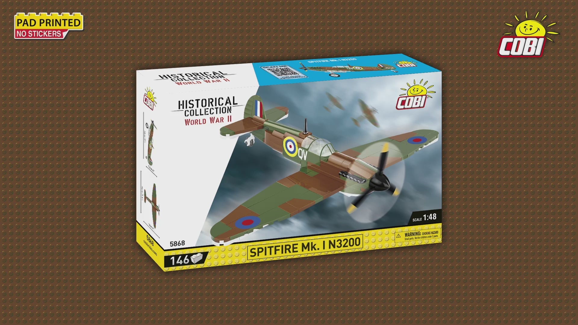 Spitfire Mk. I N3200 Fighter: Set #5868 COBI