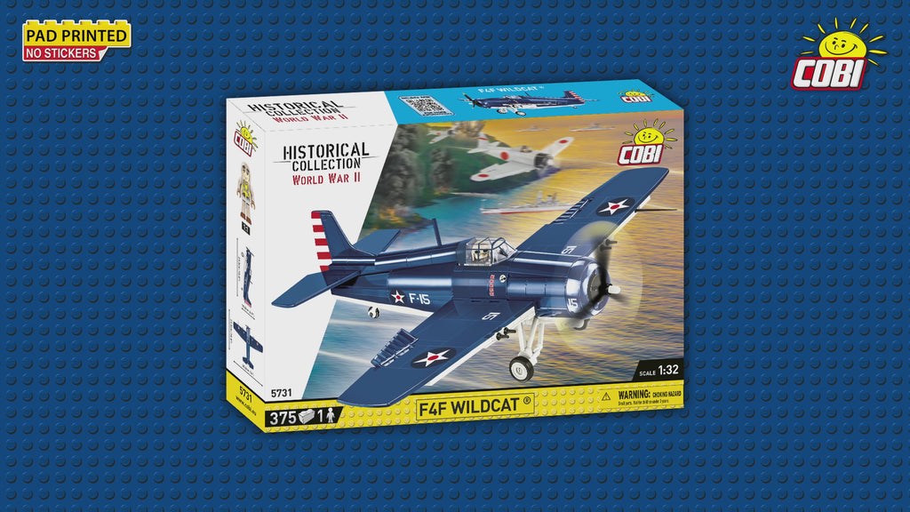 COBI F4F NORTHROP GRUMMAN Wildcat Fighter: Set #5731