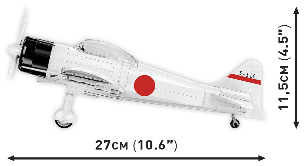 COBI Mitsubishi A6M2 "Zero-Sen" Fighter: Set #5729