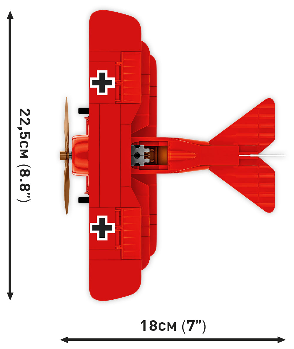 Fokker DR. 1 "Red Barron" Fighter: Set #2996 by COBI