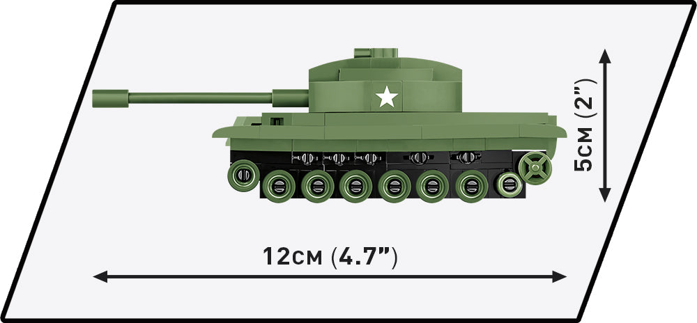COBI Patton M48 Tank 1:72 Scale: Set #3104