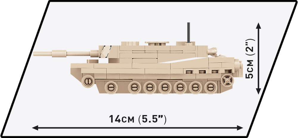 COBI Abrams M1A2 Tank 1:72 Scale: Set #3106